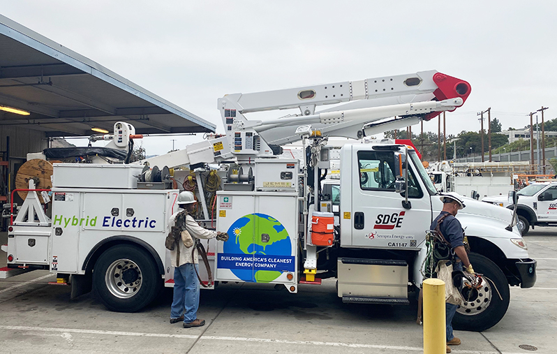 utility bucket truck